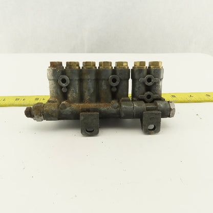 Vogel 7 Port Piston Lubricator Manifold