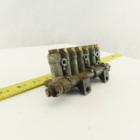 Vogel 7 Port Piston Lubricator Manifold