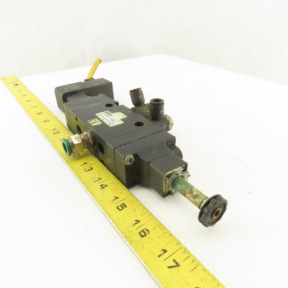 Parker B551ADA49C 5/3 Position Tandem Double Solenoid Pneumatic Valve