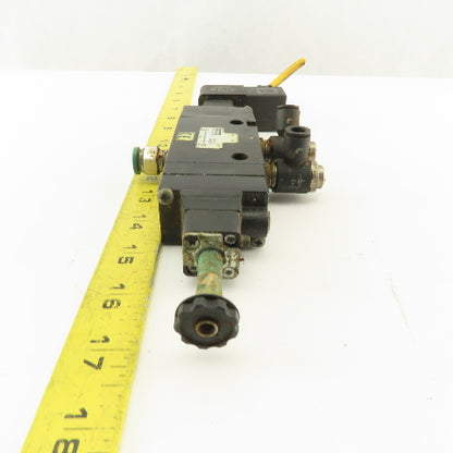 Parker B551ADA49C 5/3 Position Tandem Double Solenoid Pneumatic Valve