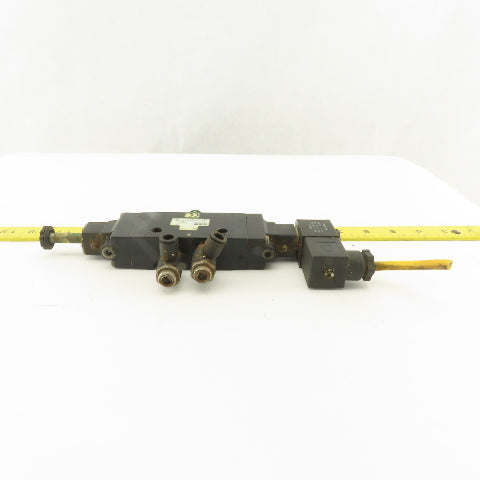 Parker B551ADA49C 5/3 Position Tandem Double Solenoid Pneumatic Valve