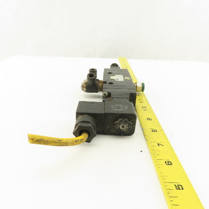 Parker B551ADA49C 5/3 Position Tandem Double Solenoid Pneumatic Valve
