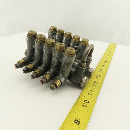 Vogel 10 Port Total Piston Lubricator Manifold