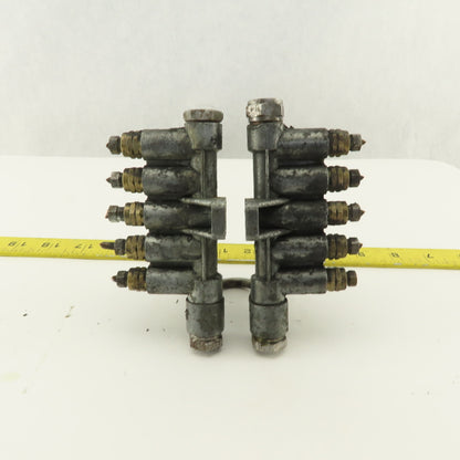 Vogel 10 Port Total Piston Lubricator Manifold