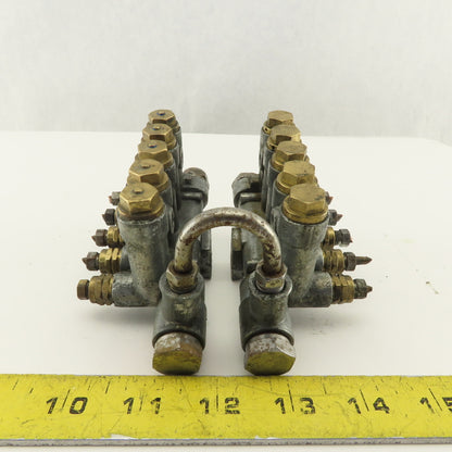 Vogel 10 Port Total Piston Lubricator Manifold