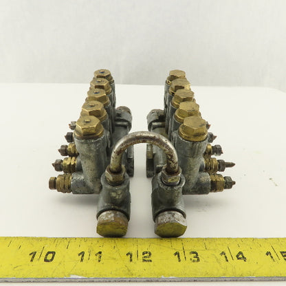Vogel 10 Port Total Piston Lubricator Manifold