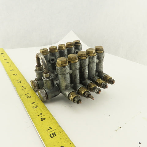 Vogel 10 Port Total Piston Lubricator Manifold