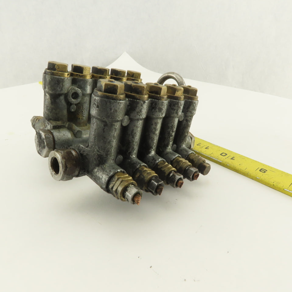 Vogel 10 Port Total Piston Lubricator Manifold