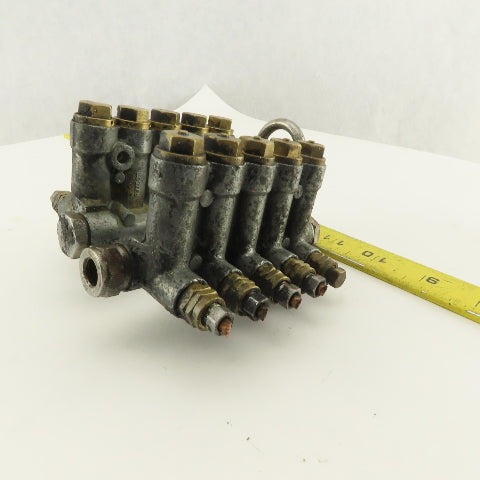 Vogel 10 Port Total Piston Lubricator Manifold