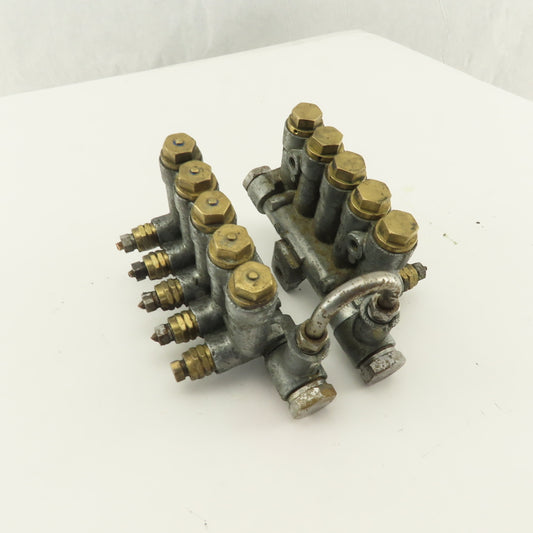 Vogel 10 Port Total Piston Lubricator Manifold