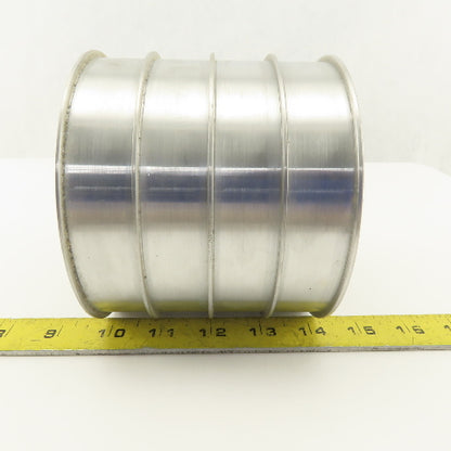 Lateral Paper Strip Separation Idler 4 Groove 1" x 5-1/4" OD 1/2" Bore
