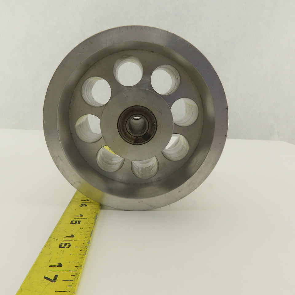 Lateral Paper Strip Separation Idler 4 Groove 1" x 5-1/4" OD 1/2" Bore