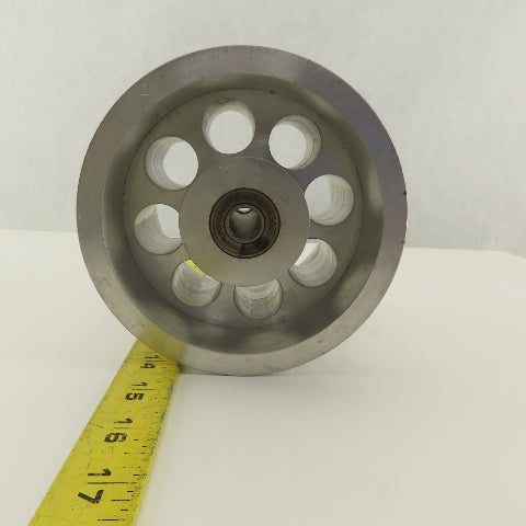 Lateral Paper Strip Separation Idler 4 Groove 1" x 5-1/4" OD 1/2" Bore