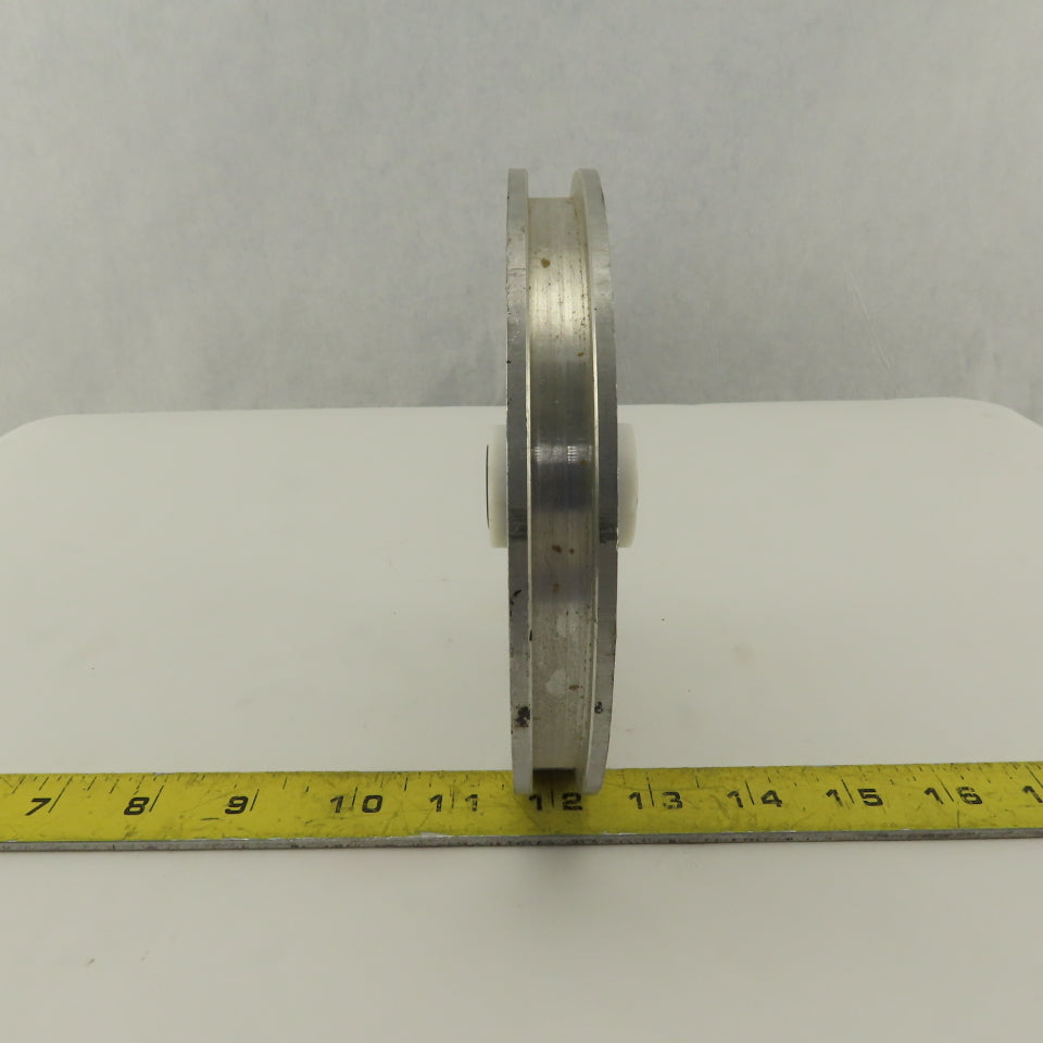 Lateral Paper Strip Separation Idler 7/16" Groove x 6" OD 1-1/4" Bore