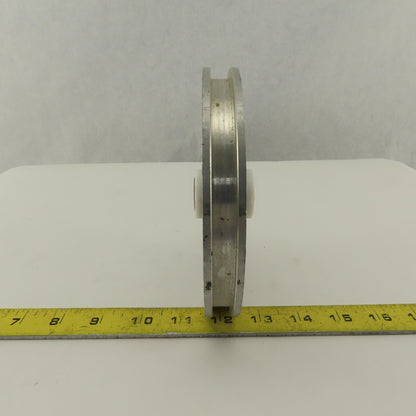 Lateral Paper Strip Separation Idler 7/16" Groove x 6" OD 1-1/4" Bore