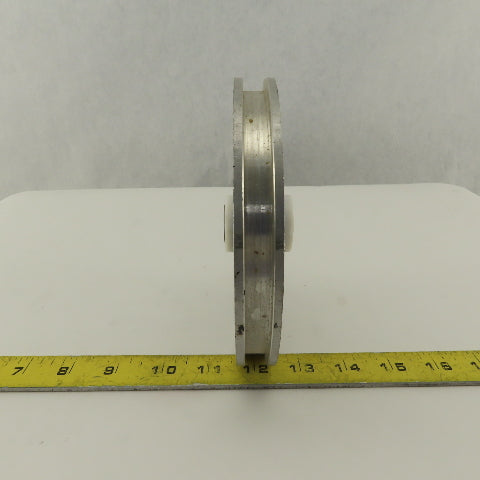 Lateral Paper Strip Separation Idler 7/16" Groove x 6" OD 1-1/4" Bore
