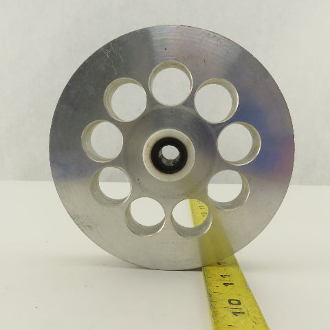 Lateral Paper Strip Separation Idler 7/16" Groove x 6" OD 1-1/4" Bore