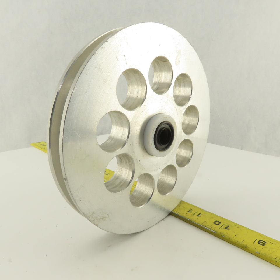 Lateral Paper Strip Separation Idler 7/16" Groove x 6" OD 1-1/4" Bore