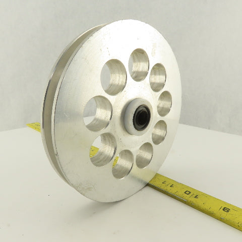 Lateral Paper Strip Separation Idler 7/16" Groove x 6" OD 1-1/4" Bore