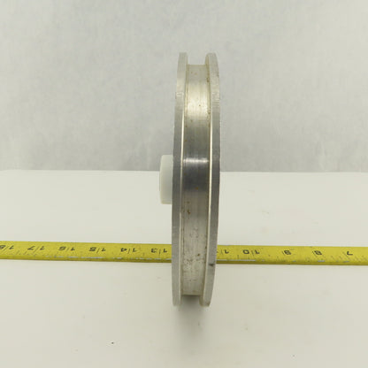 Lateral Paper Strip Separation Idler 7/16" Groove x 6" OD 1-1/4" Bore
