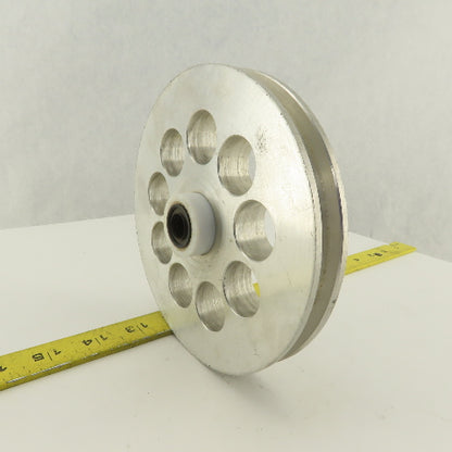 Lateral Paper Strip Separation Idler 7/16" Groove x 6" OD 1-1/4" Bore
