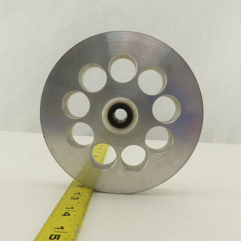 Lateral Paper Strip Separation Idler 7/16" Groove x 6" OD 1-1/4" Bore