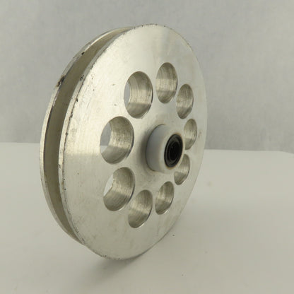 Lateral Paper Strip Separation Idler 7/16" Groove x 6" OD 1-1/4" Bore