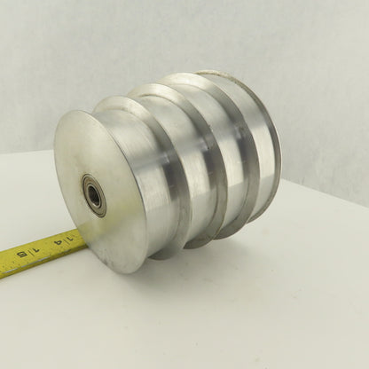 4 Groove 1" Cone Textile Paper Strip Material Separating Sheave