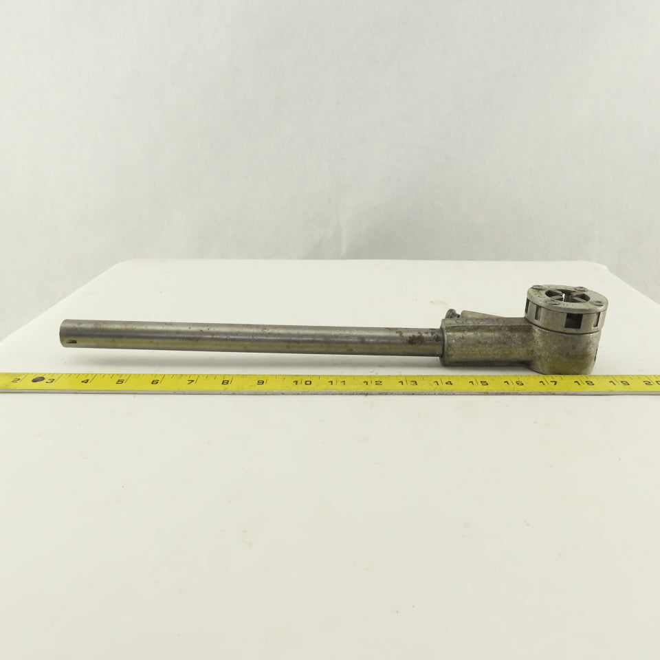 Toledo Manual Ratcheting Pipe Threading Die Handle W/ 1/4" Die