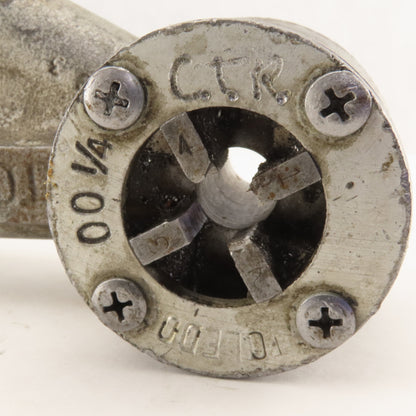 Toledo Manual Ratcheting Pipe Threading Die Handle W/ 1/4" Die