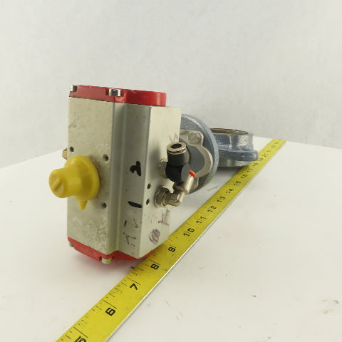 Stone 2" Wafer Butterfly Valve Pneumatic Actuator 120PSI