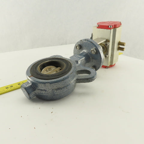 Stone 2" Wafer Butterfly Valve Pneumatic Actuator 120PSI