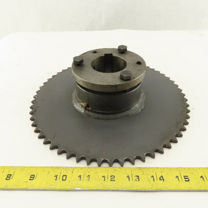 Browning 40Q60 9-1/2" OD 60T Split Bore Single Row #40 Chain Sprocket