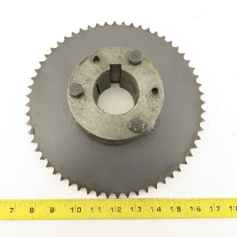 Browning 40Q60 9-1/2" OD 60T Split Bore Single Row #40 Chain Sprocket