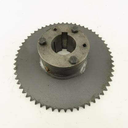 Browning 40Q60 9-1/2" OD 60T Split Bore Single Row #40 Chain Sprocket