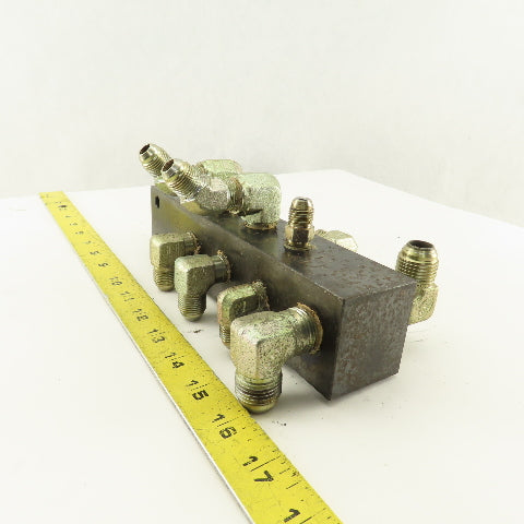 14 Port Flow Divided With Parallel Hydraulic Manifold