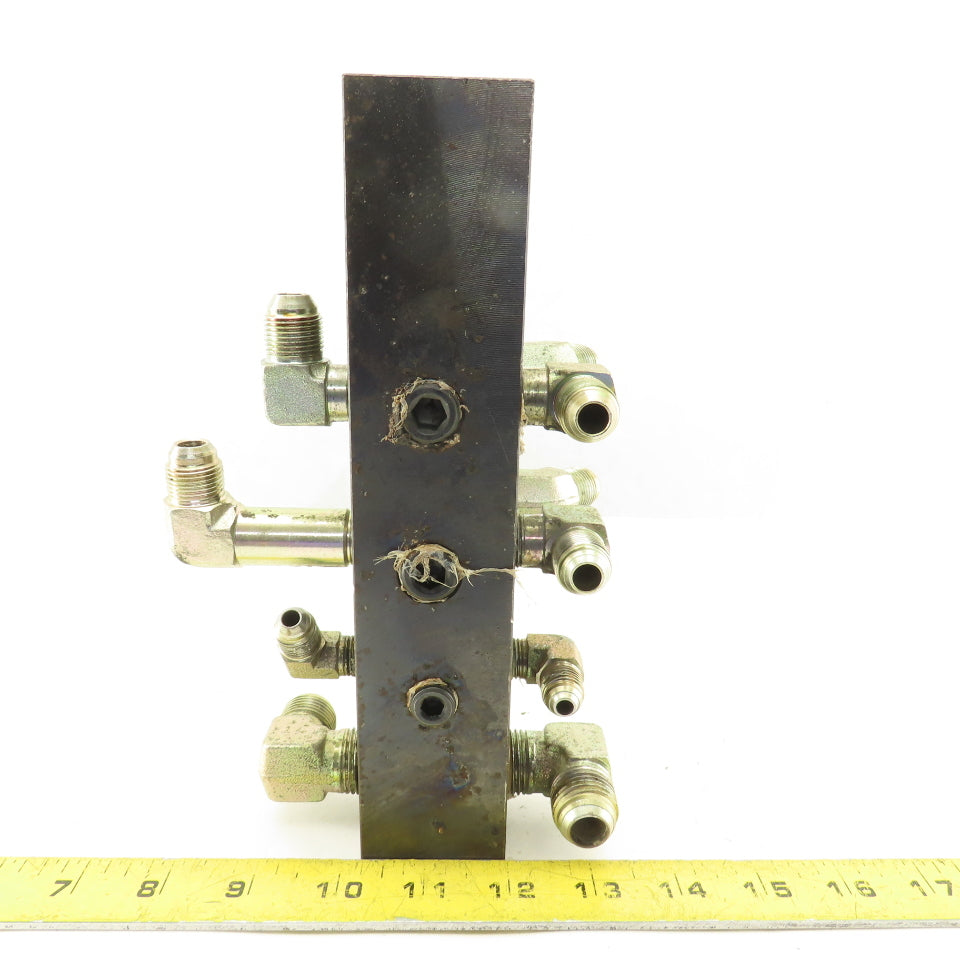 14 Port Flow Divided With Parallel Hydraulic Manifold