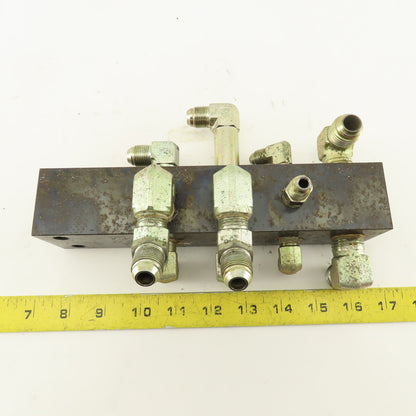 14 Port Flow Divided With Parallel Hydraulic Manifold