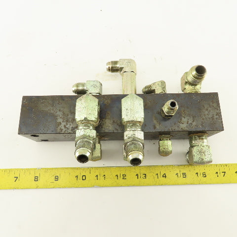 14 Port Flow Divided With Parallel Hydraulic Manifold