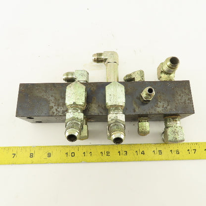 14 Port Flow Divided With Parallel Hydraulic Manifold