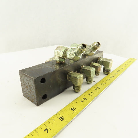 14 Port Flow Divided With Parallel Hydraulic Manifold