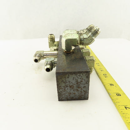 14 Port Flow Divided With Parallel Hydraulic Manifold