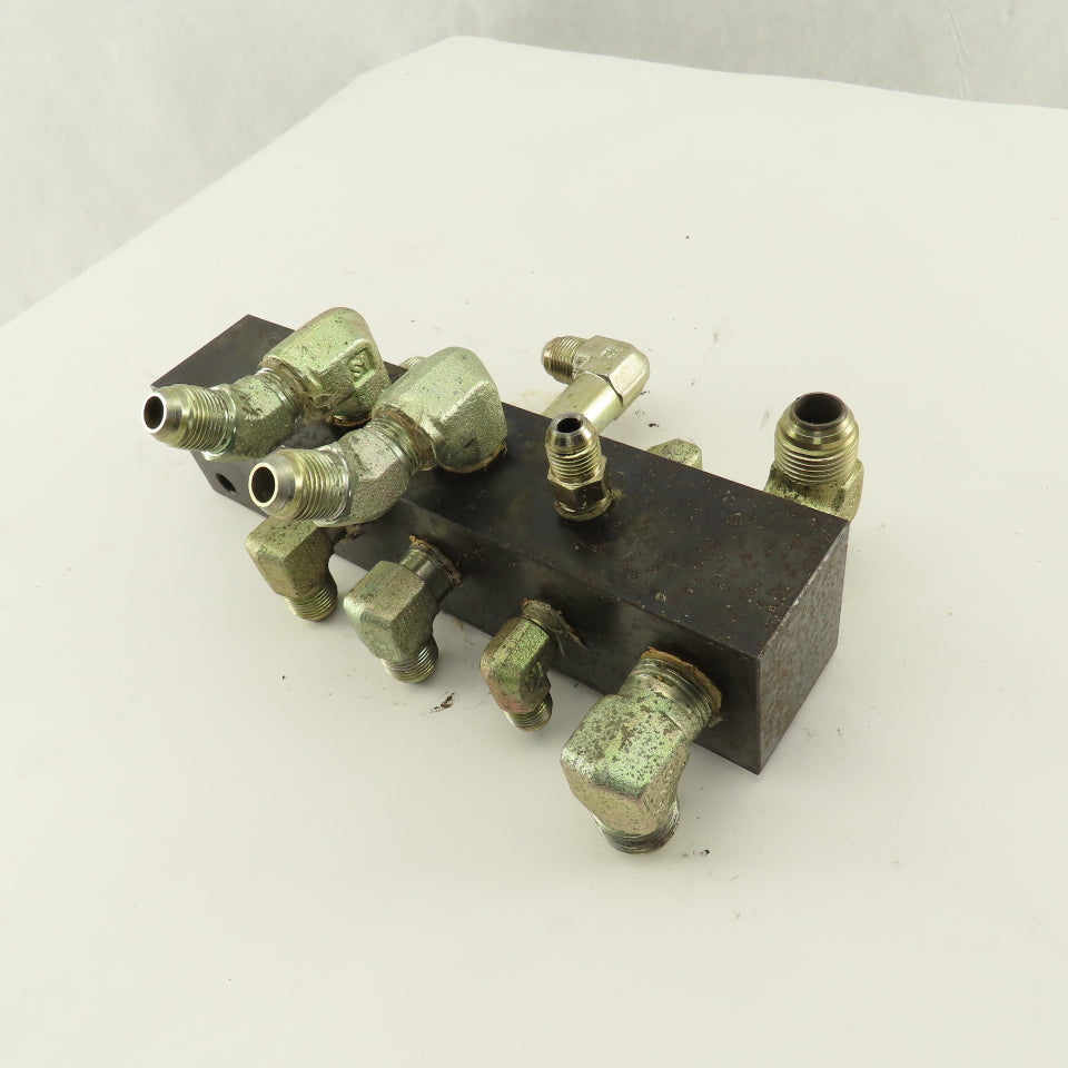 14 Port Flow Divided With Parallel Hydraulic Manifold