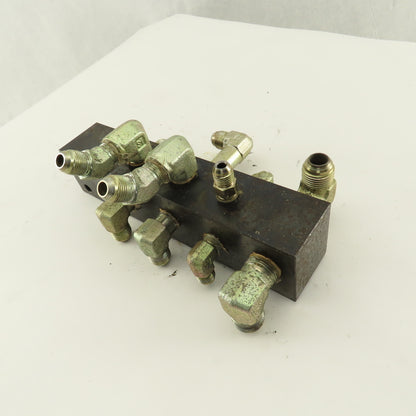14 Port Flow Divided With Parallel Hydraulic Manifold