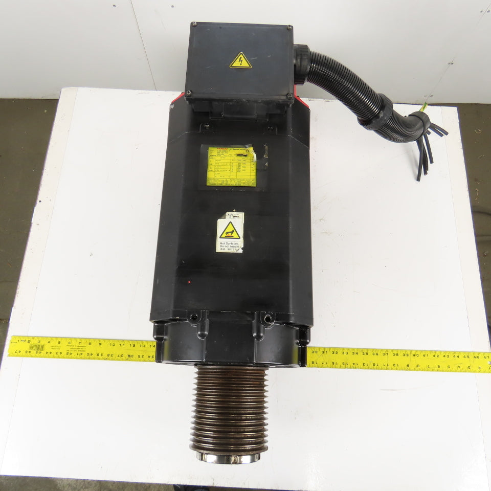 Fanuc A06B-1454-B250 a50/6000iP 40Hp 30kW 6000 RPM MAX 159-220V AC Spindle Motor