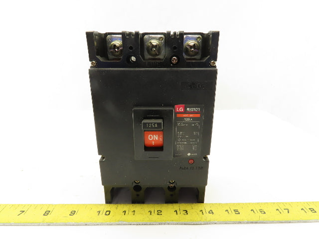 LG ABE 203 125A 3 Pole 600V Circuit Breaker