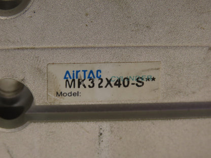 Airtac MK32X40-S 30mm Bore 40mm Stroke Double Acting Non Rotating Cylinder