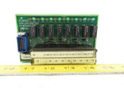Okuma PC19102 E100-000-050-060 KA Module II Input Relay Circuit Board