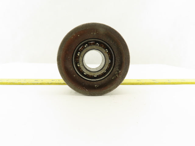 3-1/8" OD x 1-1/2" Wide Steel Roller 24mm Bore Lot Of 2