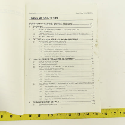 Fanuc B-65270EN/04 AC Spindle ais/ ai/ bis Alpha Beta Series Parameter Manual